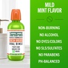 image:imageTheraBreath Fresh Breath Dentist Formulated Oral Rinse Icy Mint 3 Ounce Pack of 6Mild Mint