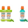 image:imageTheraBreath Dry Mouth Oral Rinse Tingling Mint Dentist Formulated 16 Fl Oz 2PackDry Mouth  Plaque Control Mouthwash