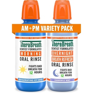 image:imageTheraBreath AM  PM Mouthwash Bundle 16 fl oz 2Pack
