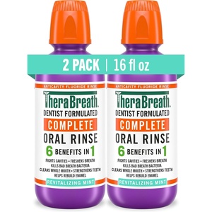 image:imageTheraBreath Complete Mouthwash Revitalizing Mint 16 fl oz 2Pack