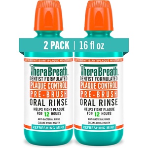 image:imageTheraBreath Plaque Control Oral Rinse Refreshing Mint 16 oz 2Pack16 Fl Oz Pack of 12